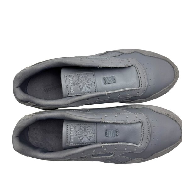 Reebok Classic Leather Harmon Sneakers Gray Tone on Tone Minimal Women's Size 9 - Picture 7 of 9